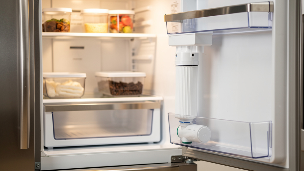 Où se situe le filtre à eau sur un frigo américain Samsung ?